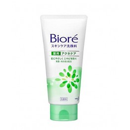 Kao Biore Skin Care Facial Cleanser Medicated Acne 130g